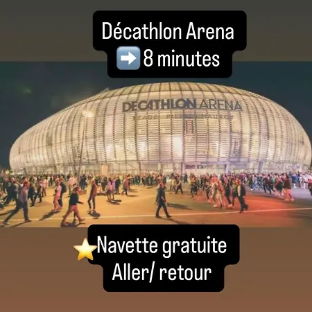 L'appart Lille Metropole Arena Apartment Villeneuve-d'Ascq